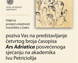 Promocija četvrtoga broja ''Ars Adriatice''